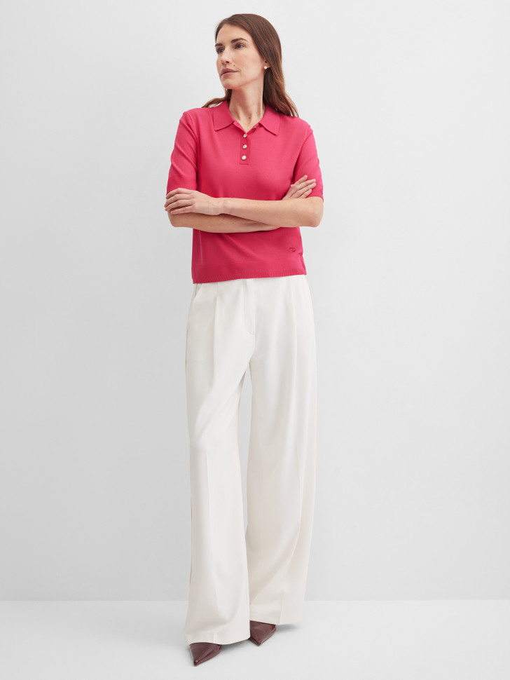 Поло из эластичной вискозы