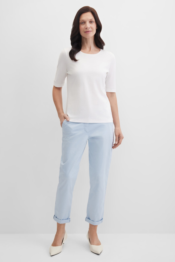 Брюки чинос зауженные