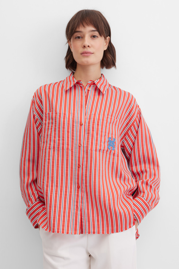 Блузка свободная