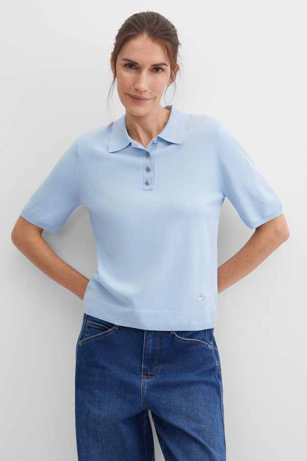 Поло из эластичной вискозы