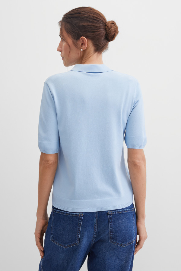 Поло из эластичной вискозы