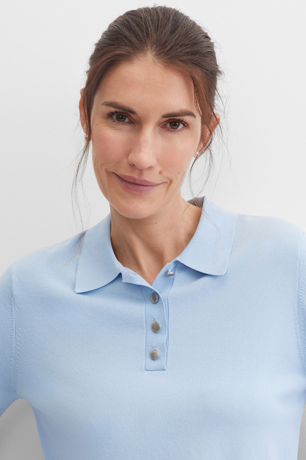 Поло из эластичной вискозы