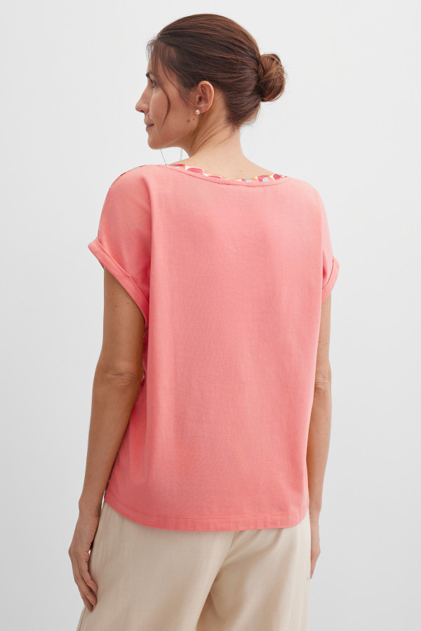 Блузка-топ с коротким рукавом