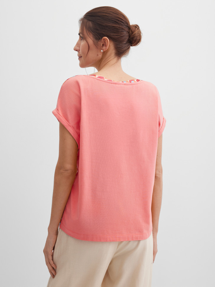 Блузка-топ с коротким рукавом