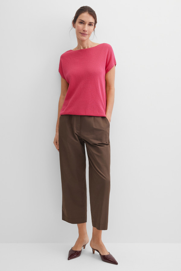 Джемпер с коротким рукавом