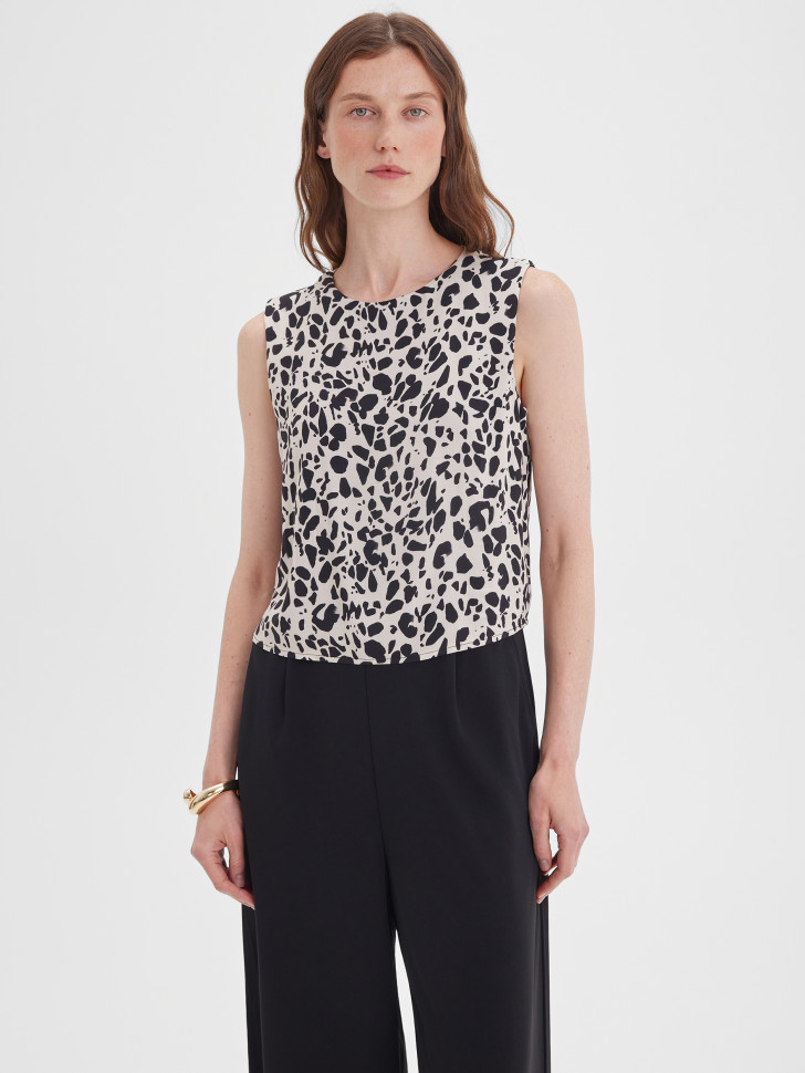 Комбинезон с контрастным верхом