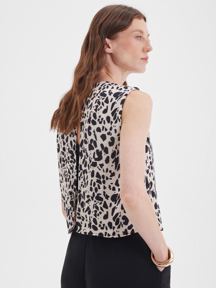 Комбинезон с контрастным верхом