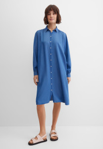 Платье-рубашка миди