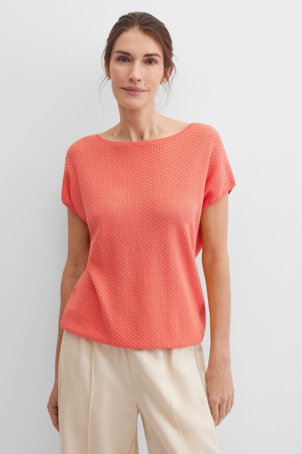 Джемпер с коротким рукавом