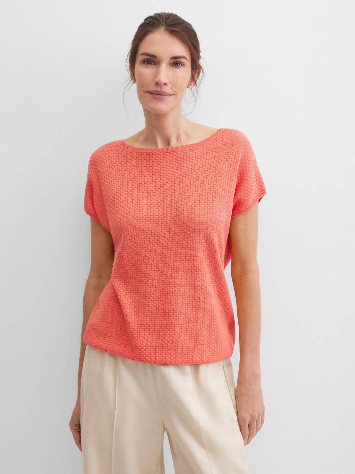 Джемпер с коротким рукавом