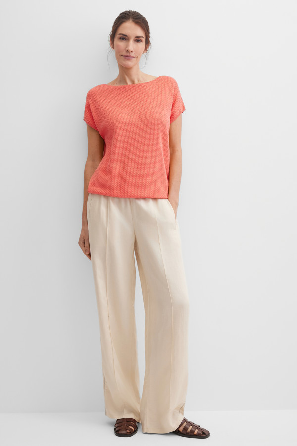 Джемпер с коротким рукавом