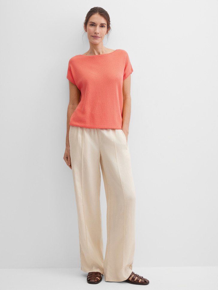 Джемпер с коротким рукавом