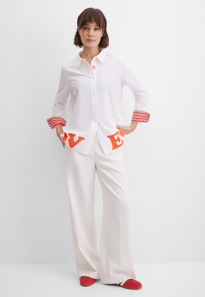 Блузка с надписью