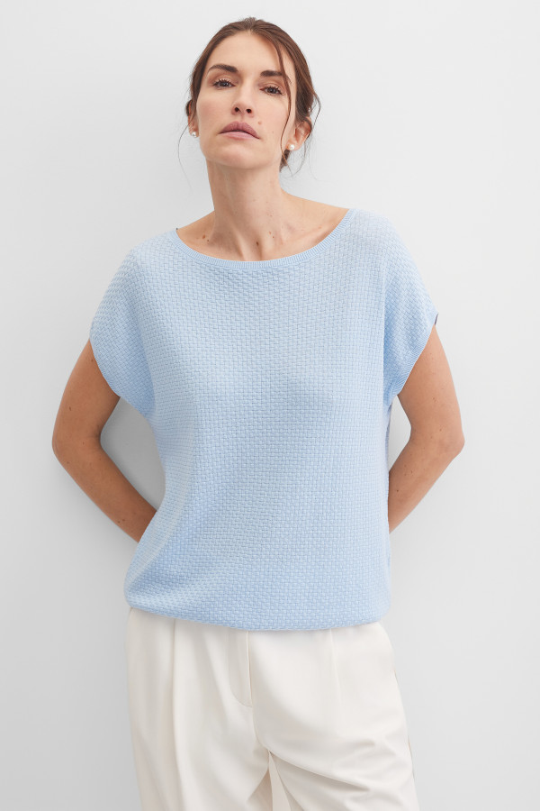 Джемпер с коротким рукавом