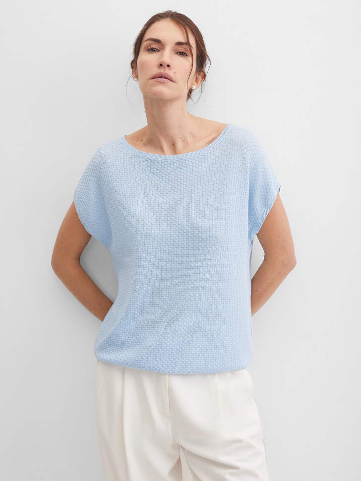 Джемпер с коротким рукавом