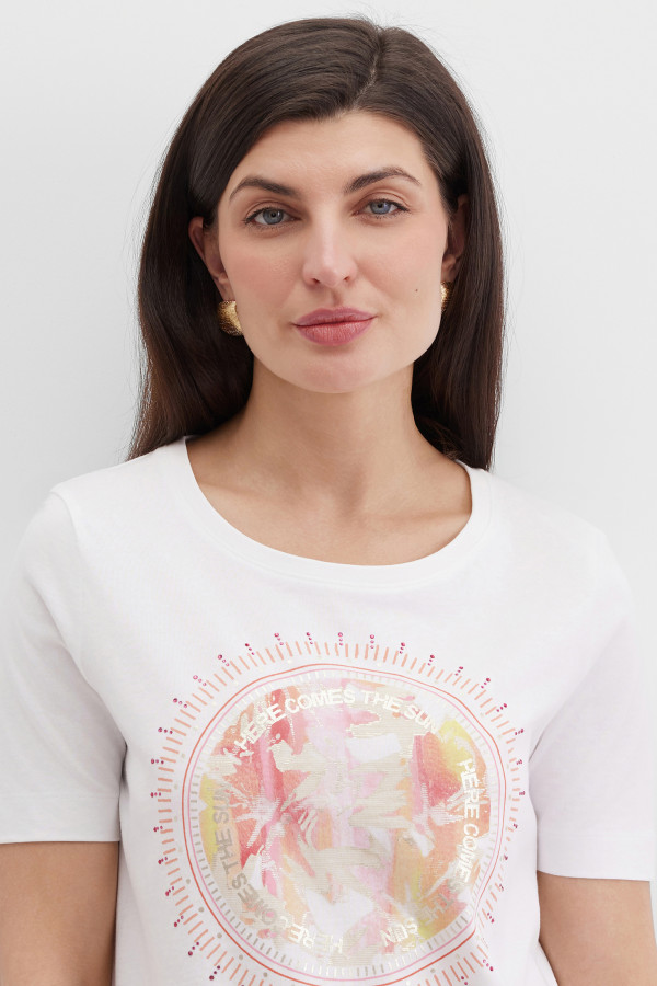 Футболка с абстрактным рисунком