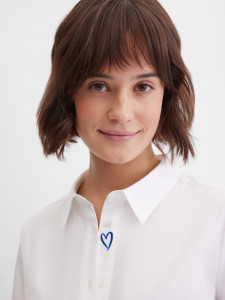 Блузка с надписью