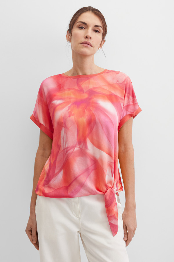 Блузка с завязками