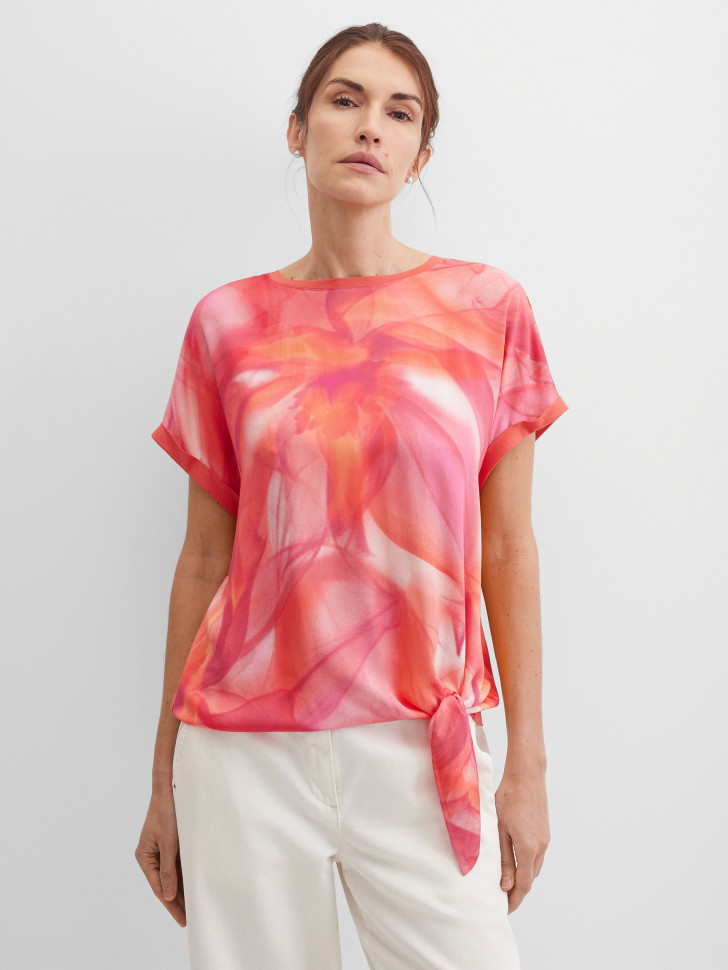 Блузка с завязками