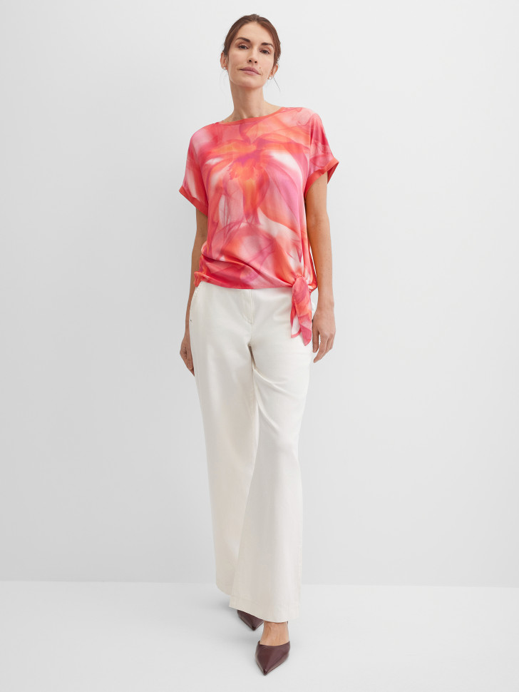 Блузка с завязками