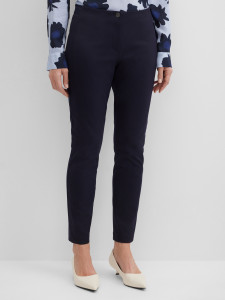 Брюки зауженные укороченные на резинке