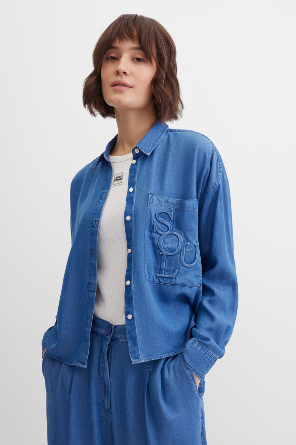 Рубашка с длинным рукавом