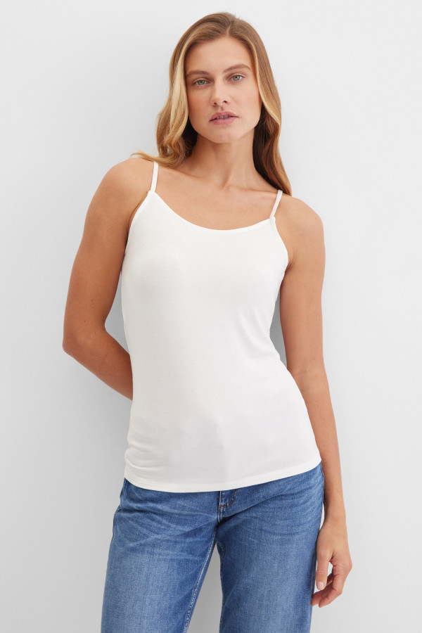 Топ базовый на бретелях