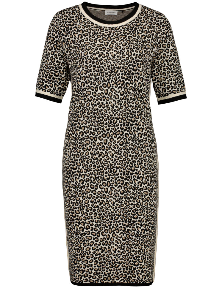 Платье с леопардовым принтом