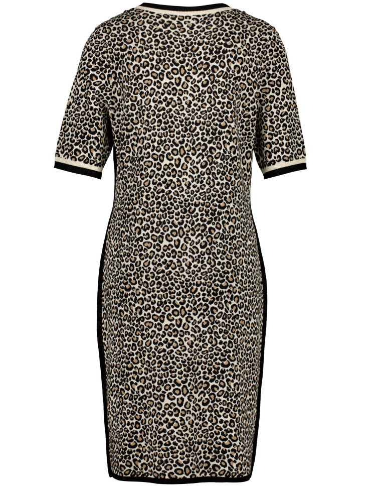 Платье с леопардовым принтом