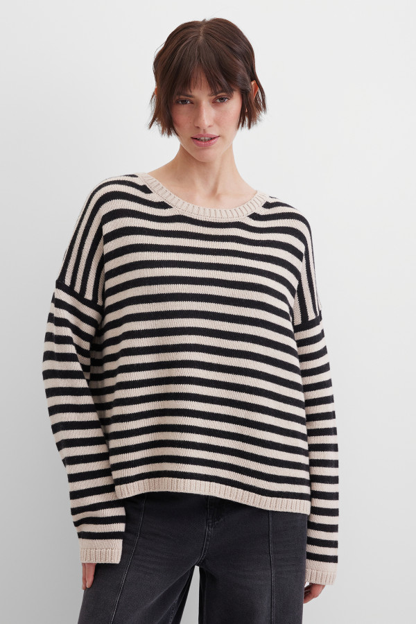 Джемпер в полоску
