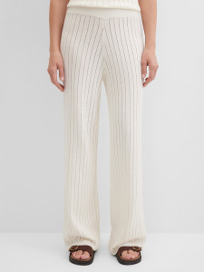 Брюки трикотажные фактурной вязки