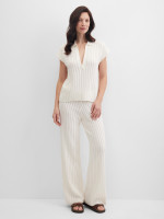 Брюки трикотажные фактурной вязки