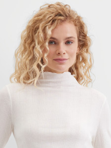 Водолазка базовая в рубчик