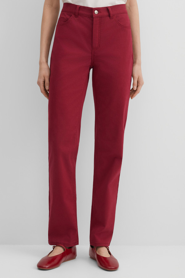 Брюки прямые хлопковые Straight Fit