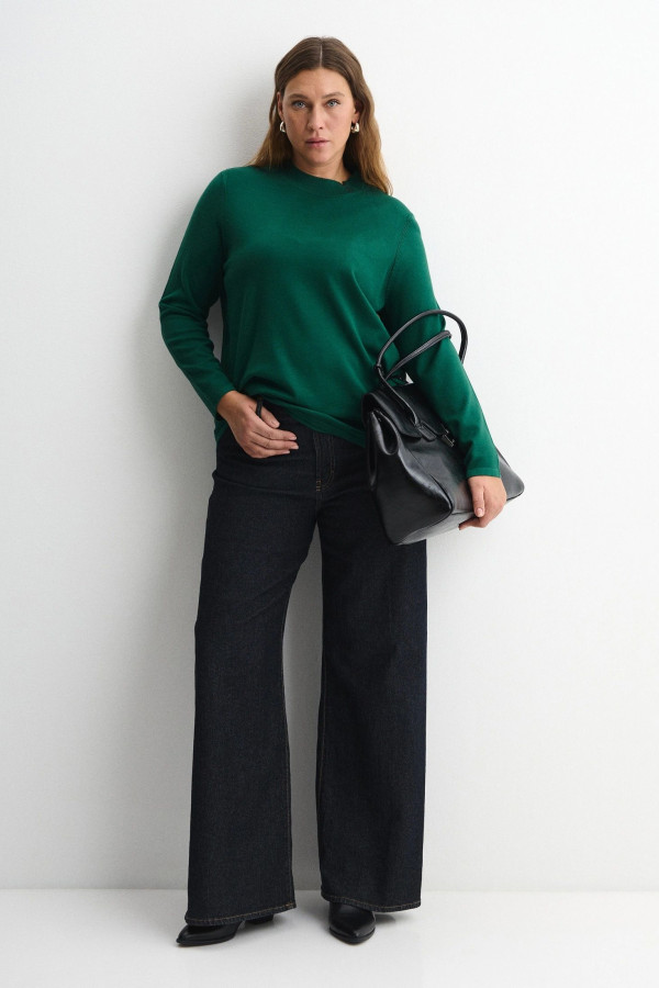 Джемпер с воротником