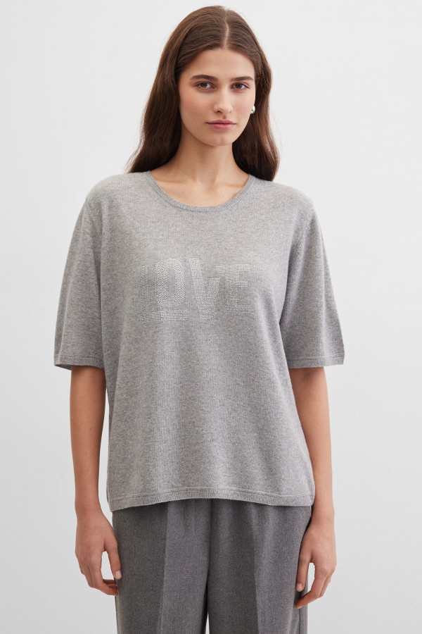 Джемпер прямого кроя