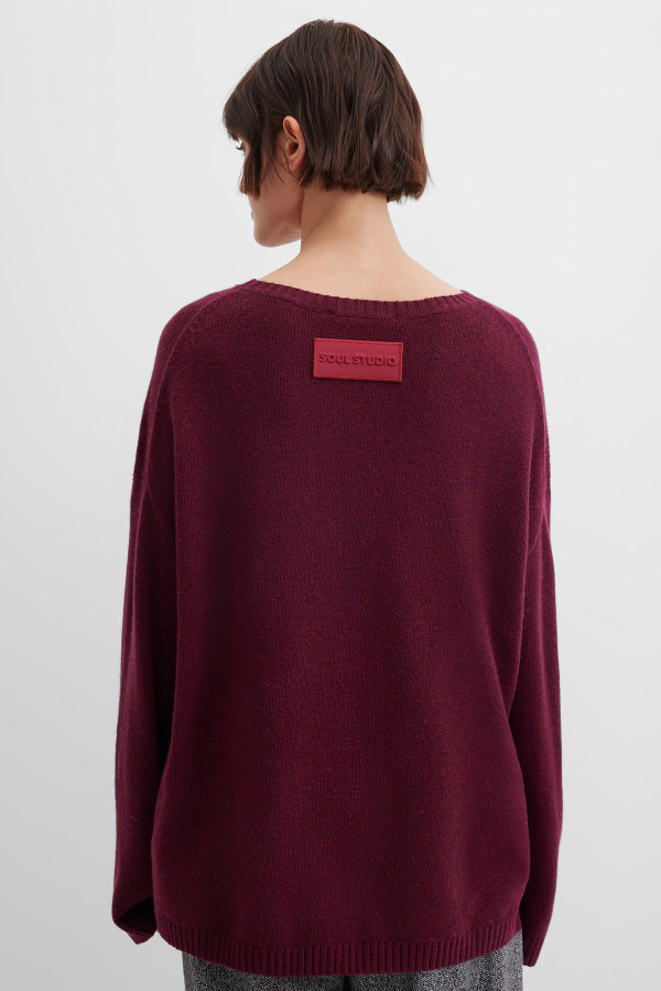 Джемпер удлиненного кроя