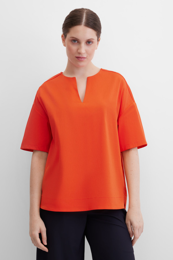 Блузка с коротким рукавом