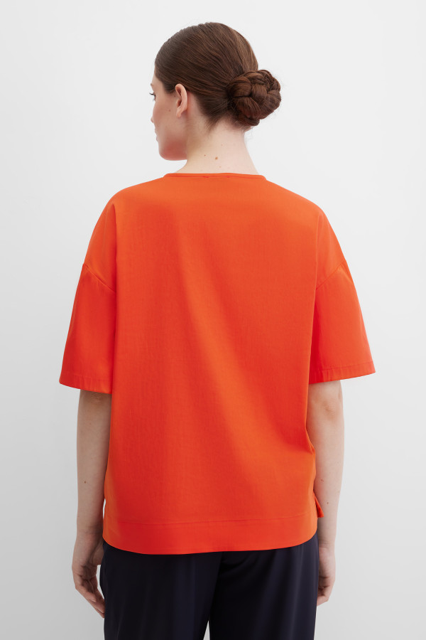 Блузка с коротким рукавом