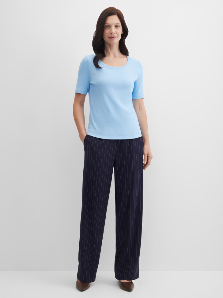 Брюки широкие