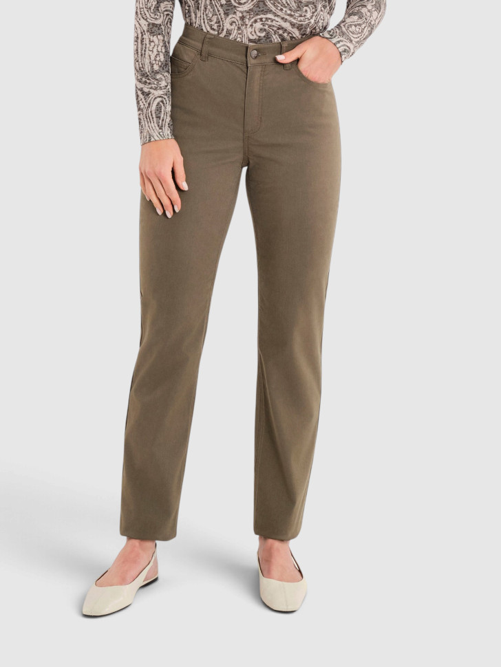 Брюки прямые хлопковые Straight Fit