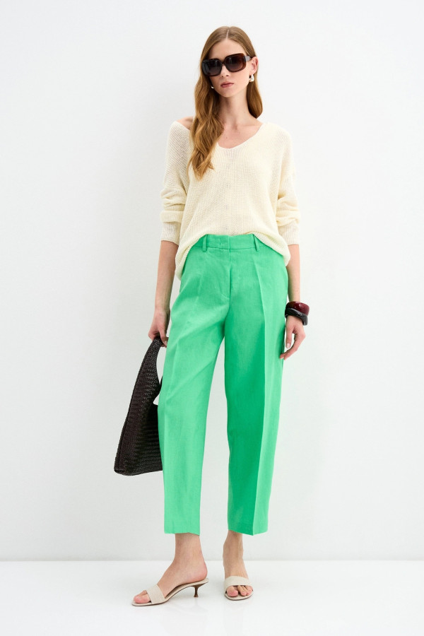 Брюки изо льна