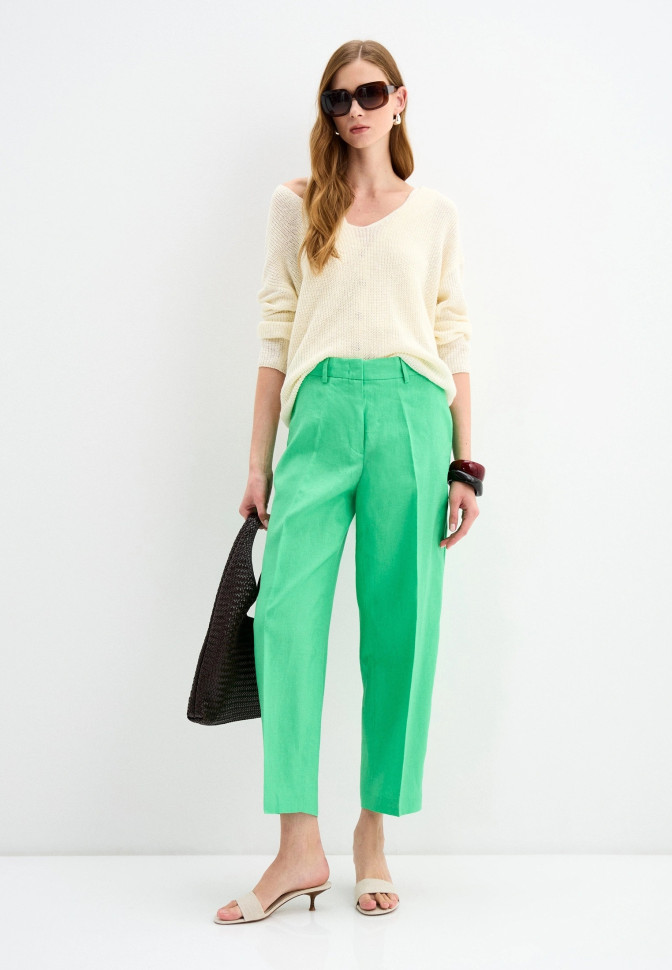 Брюки изо льна