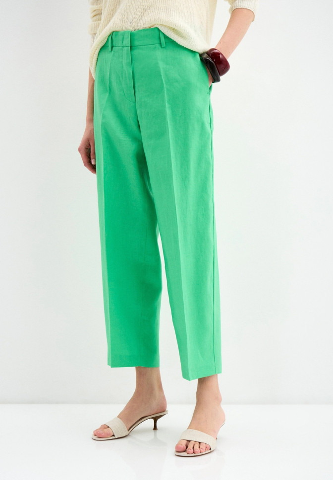 Брюки изо льна