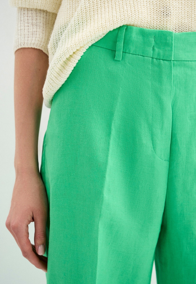 Брюки изо льна