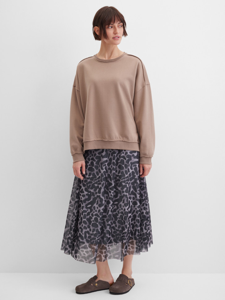 Свитшот свободного кроя