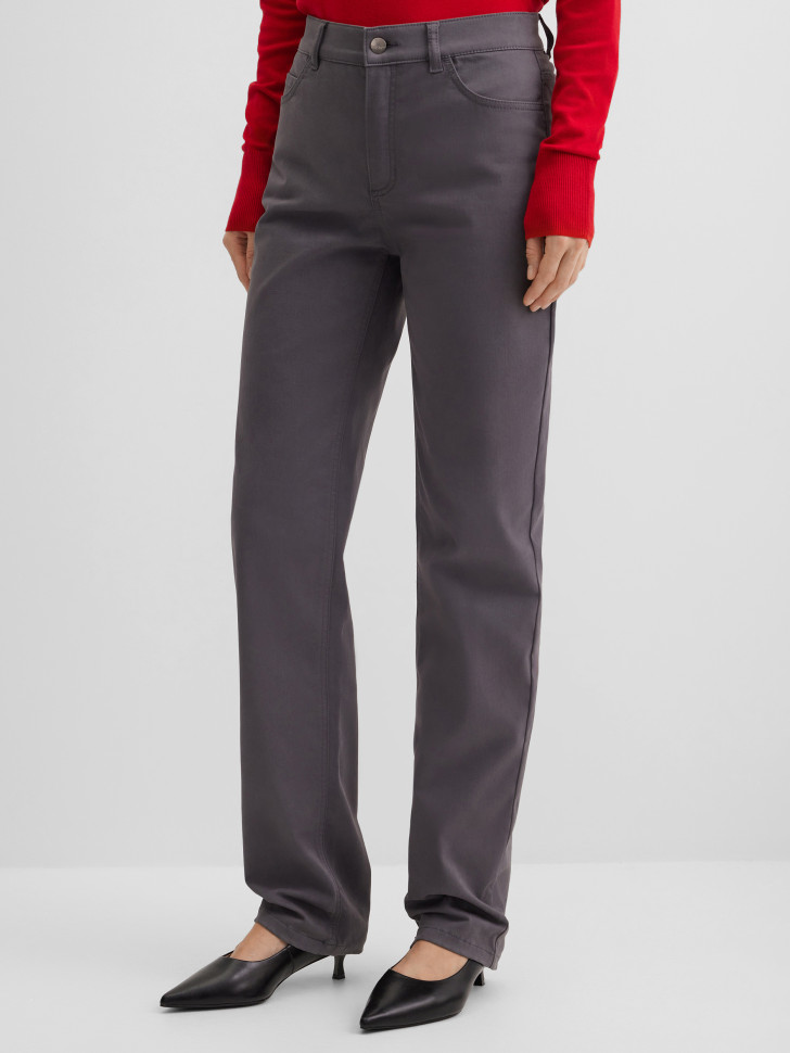 Брюки прямые хлопковые Straight Fit