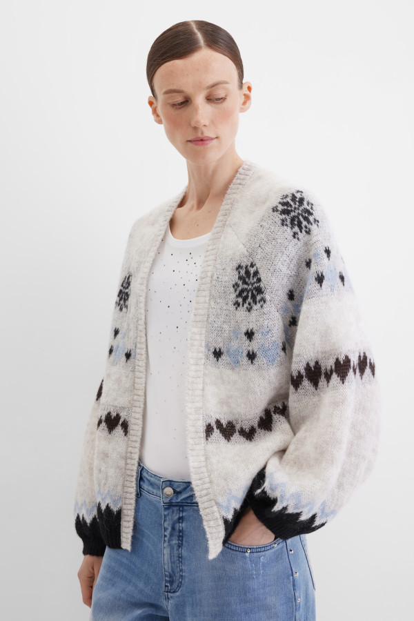 Кардиган с шерстью альпака