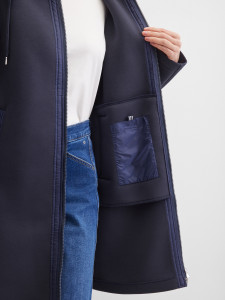 Пальто на молнии