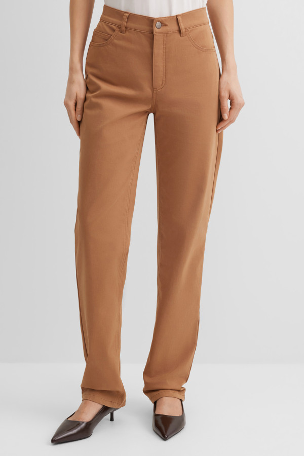 Брюки прямые хлопковые Straight Fit